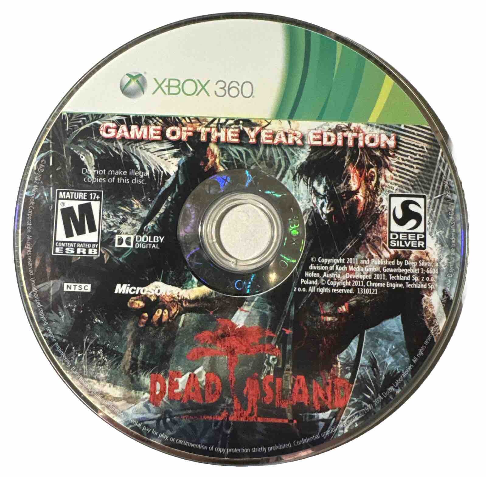 Dead Island: Riptide (Microsoft Xbox 360, 2013) Disc Only ~ Tested & Working