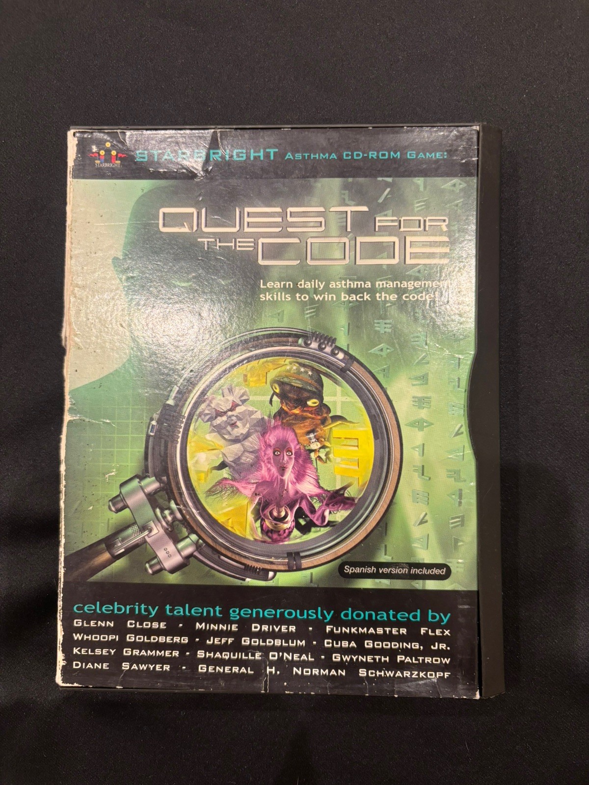 Quest For The Code Starbright Asthma PC CD-ROM Game Rare Brand New Sealed 2002