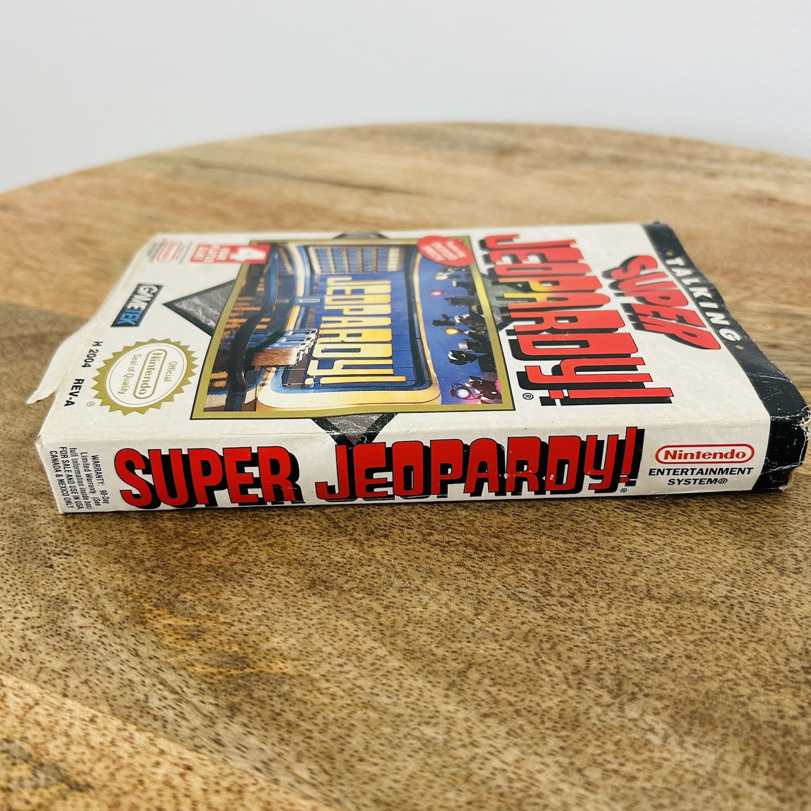 Talking Super Jeopardy NES Good Condition Vintage Collectible In Box