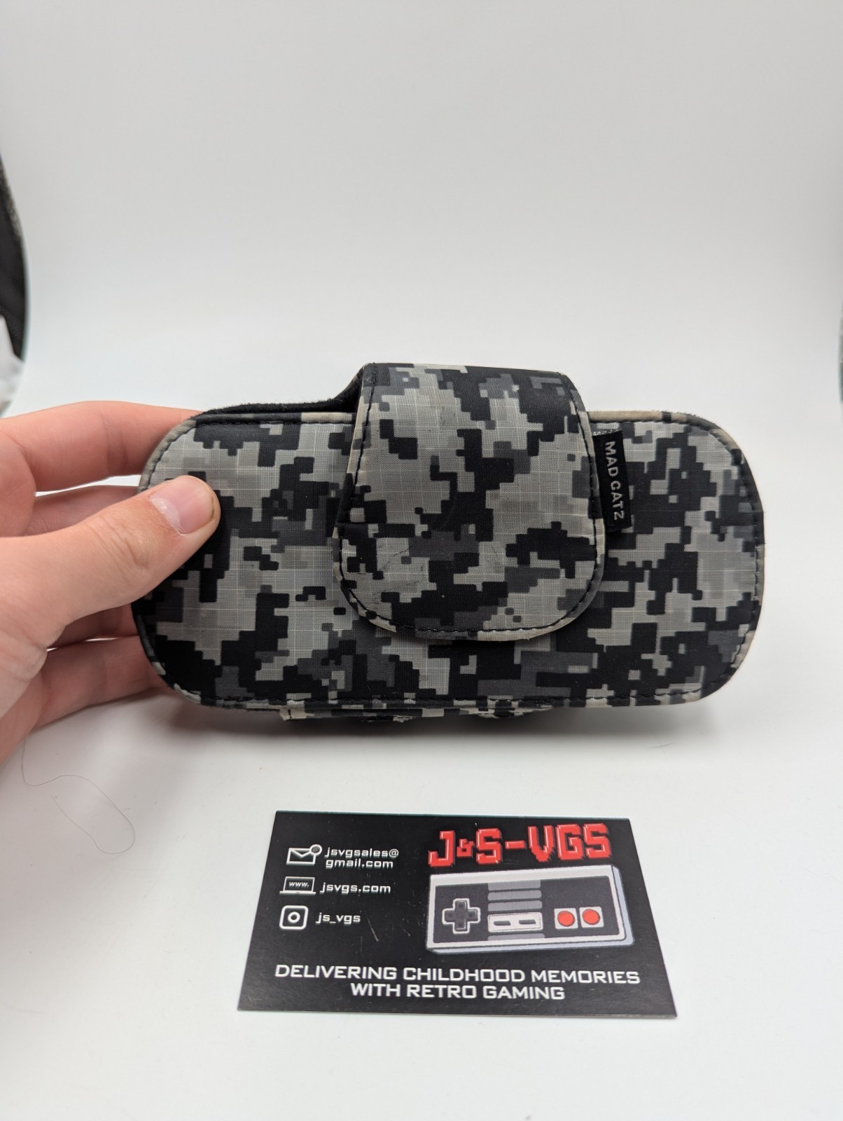 Sony PSP Carrying Case Camo Mad Catz PSP Travel Case Pouch