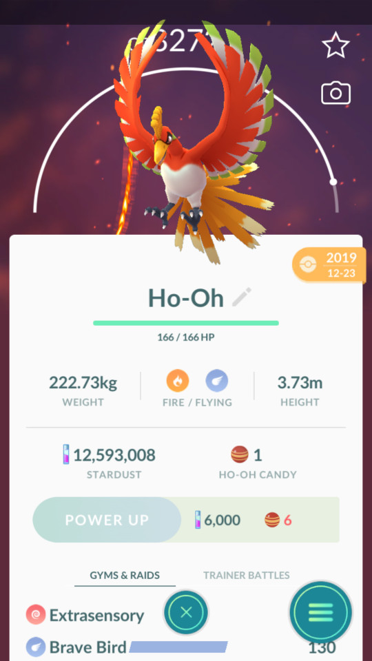 Pokemon Trade GO – Ho-Oh 3300+ CP for PVP Master League