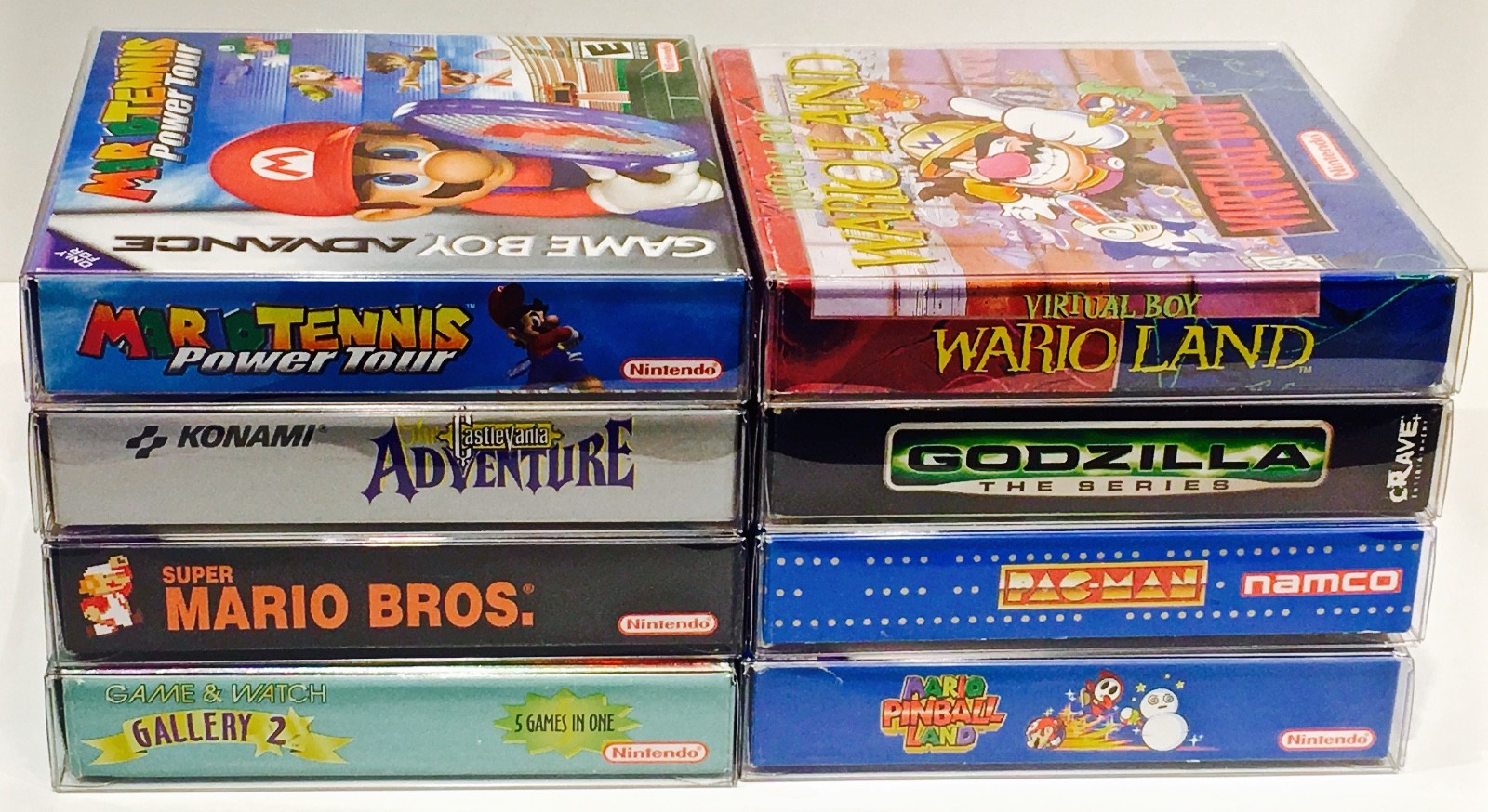 5 Box Protectors For GAME BOY / VIRTUAL / COLOR / ADVANCE Nintendo Cases CIB