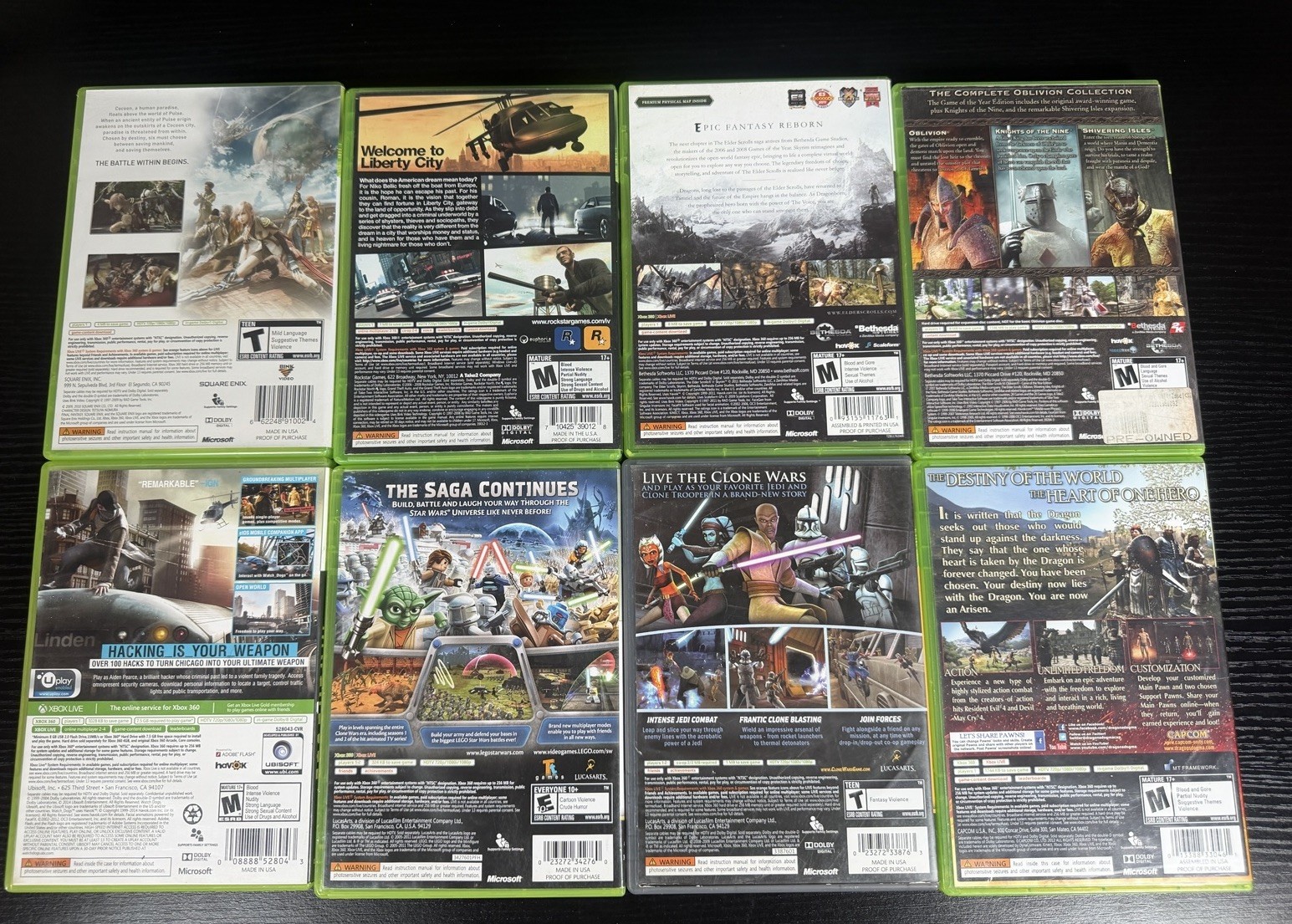 Lot of x20 Xbox 360 Games (FF XIII, Portal 2, GTA IV, Watch Dogs) No Filler