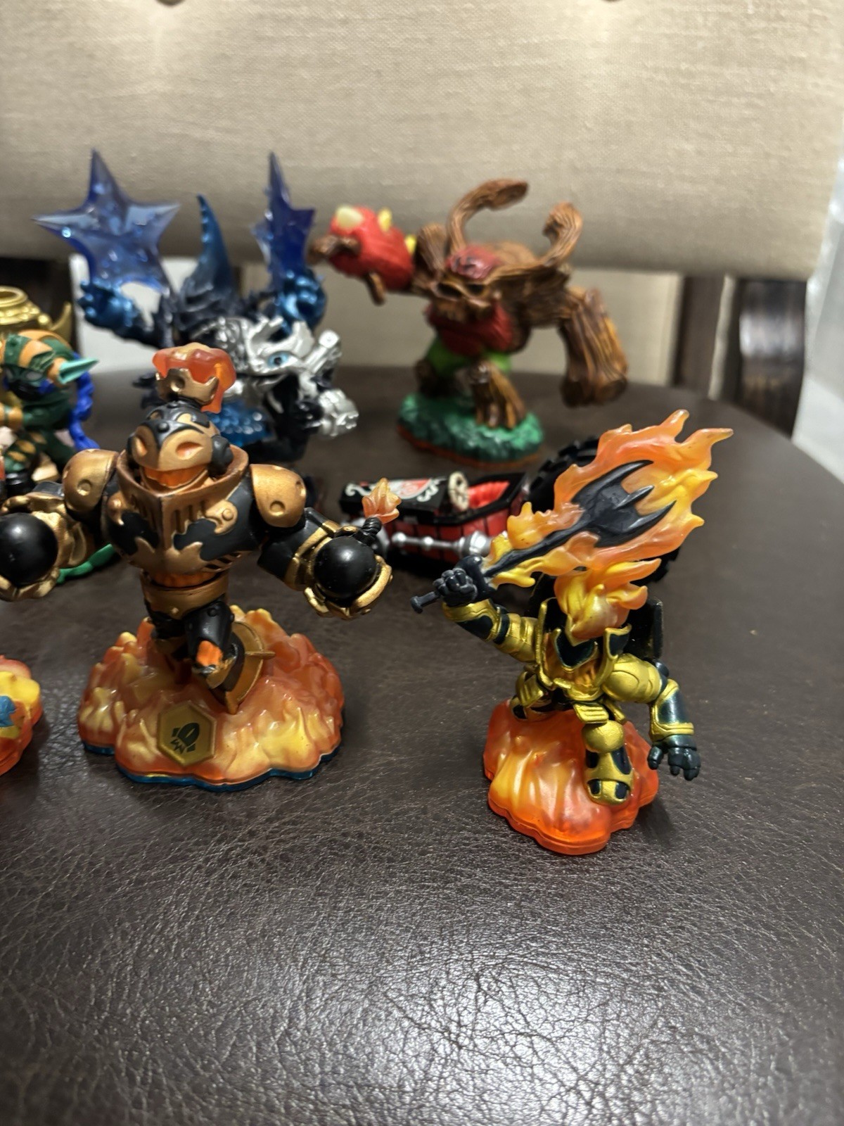 Skylanders Lot Legendary Ignitor Dark Spitfire Hot Dog Crypt Cruiser Tree Rex