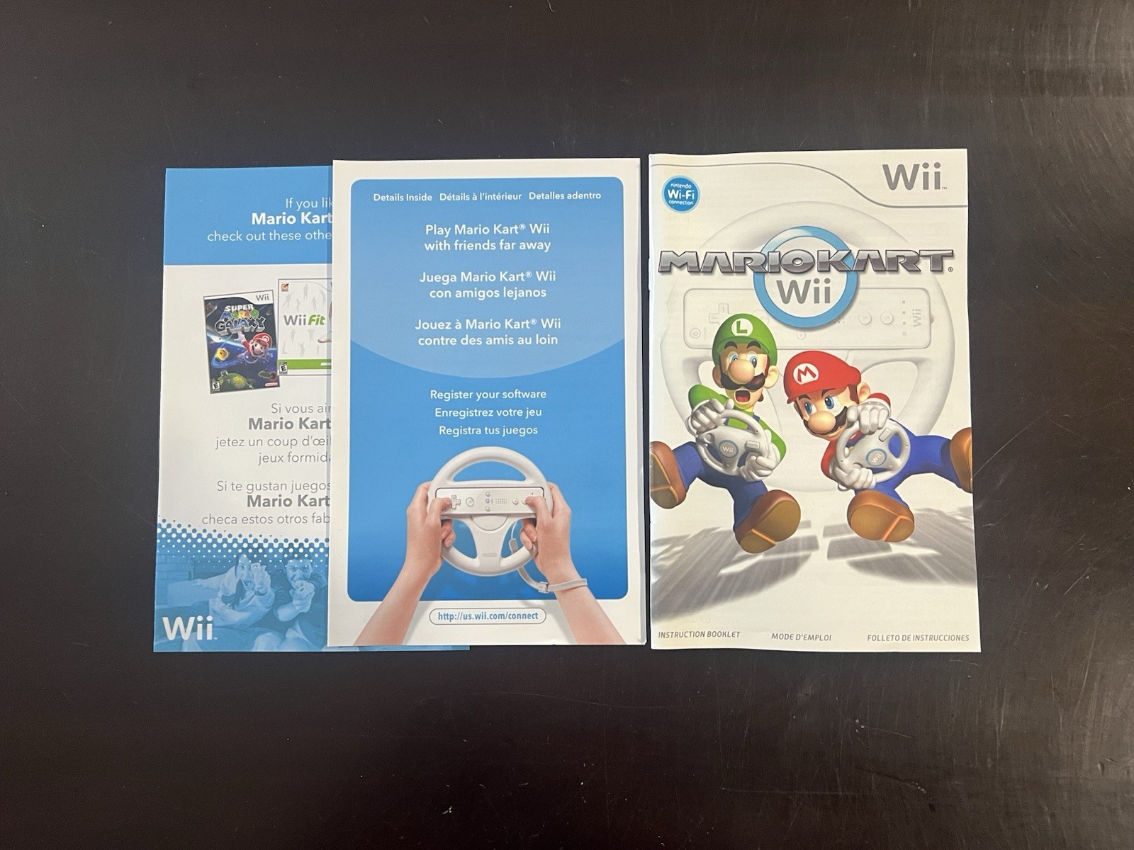 Mario Kart Wii (Nintendo Wii, 2008) CIB Complete Video Game Tested – Working