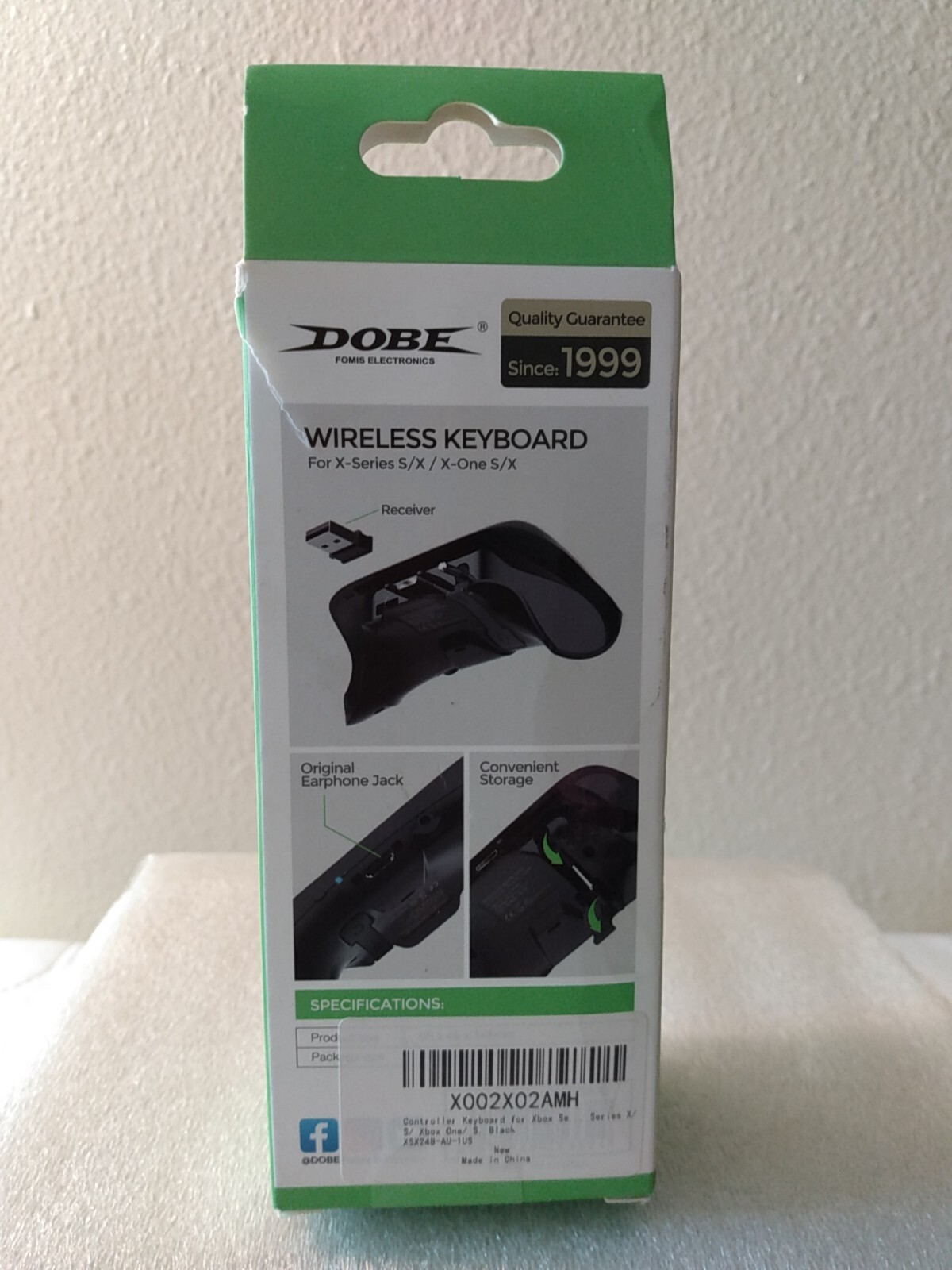 DOBE Wireless Keyboard For X-Series s/x/x-one s/x Distance 8-10m