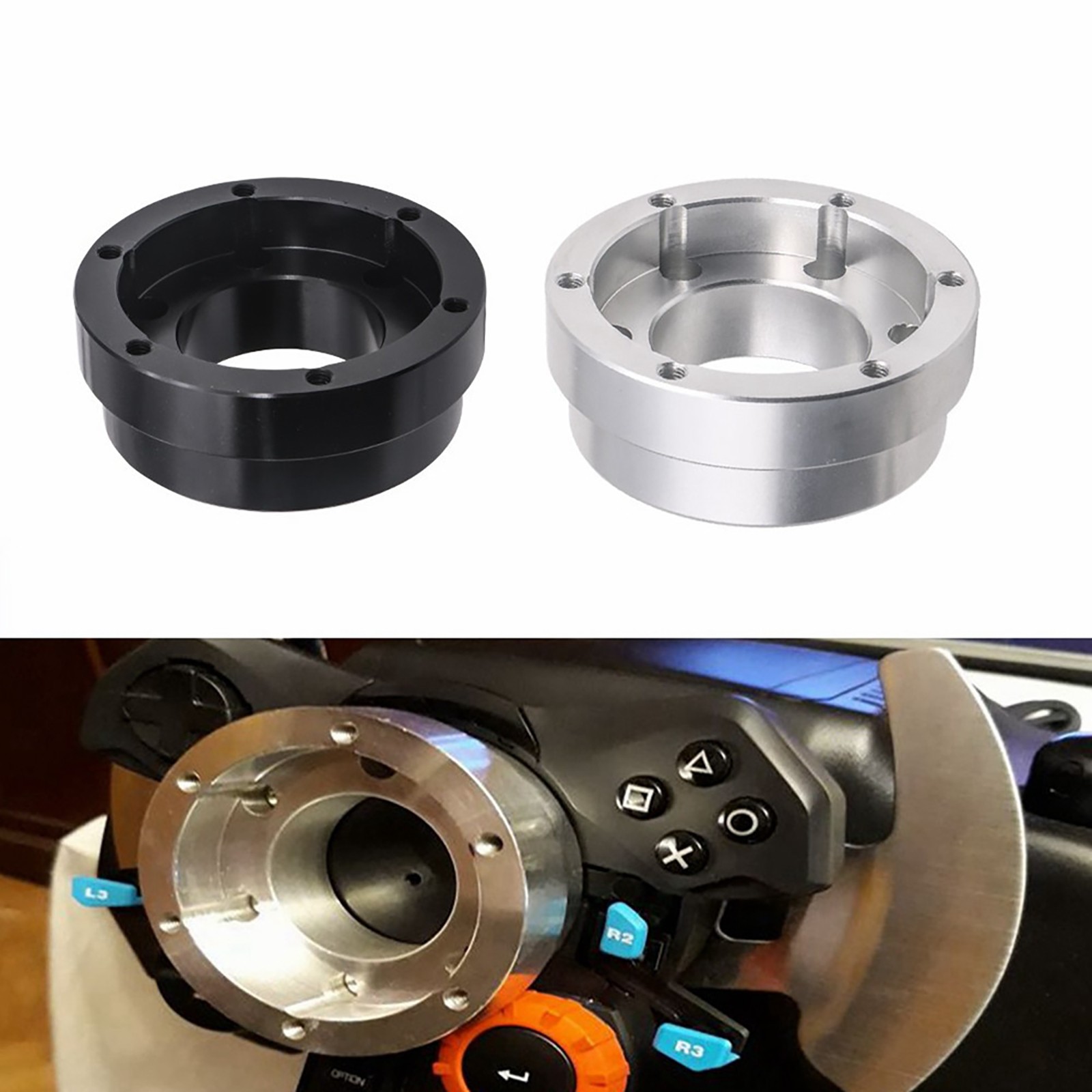 70MM Racing Steering Wheel Adapter Plate Accessory For Logitech G29 G920 G923
