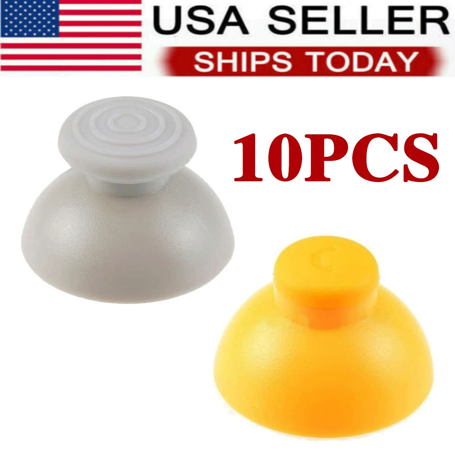 10PCS GameCube Controller Joystick Caps Replacement Thumb Stick Mushroom Grip