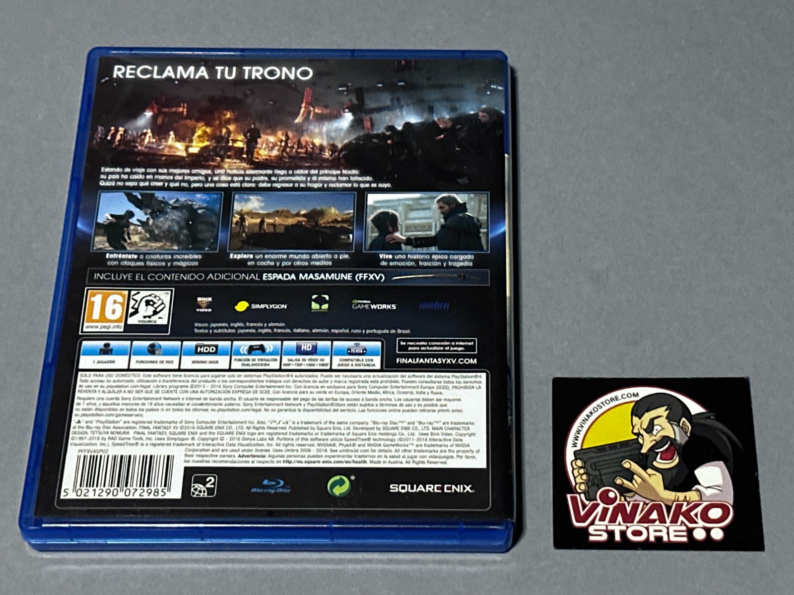 Final Fantasy XV Sony Playstation 4 PAL Italy