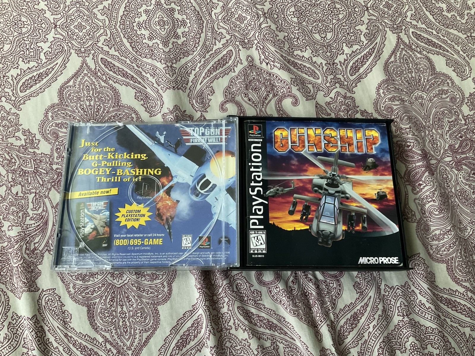 Gunship PS1 PlayStation 1 Complete In Box CIB Tested Working