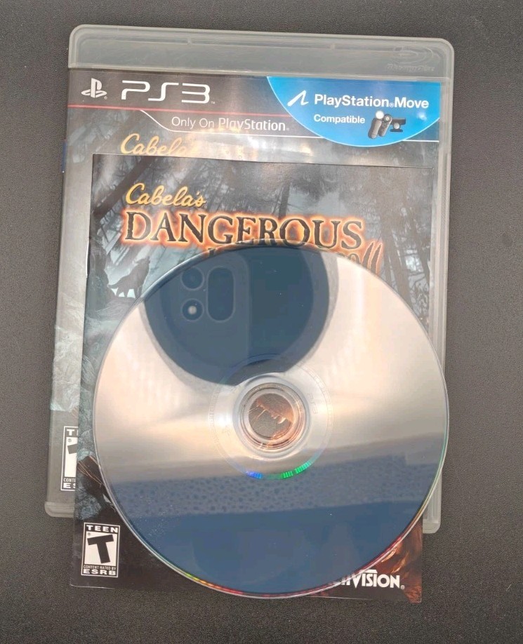 Cabela’s Dangerous Hunts 2011 PS3 With Manual (no Gun), Playstation 3 Game