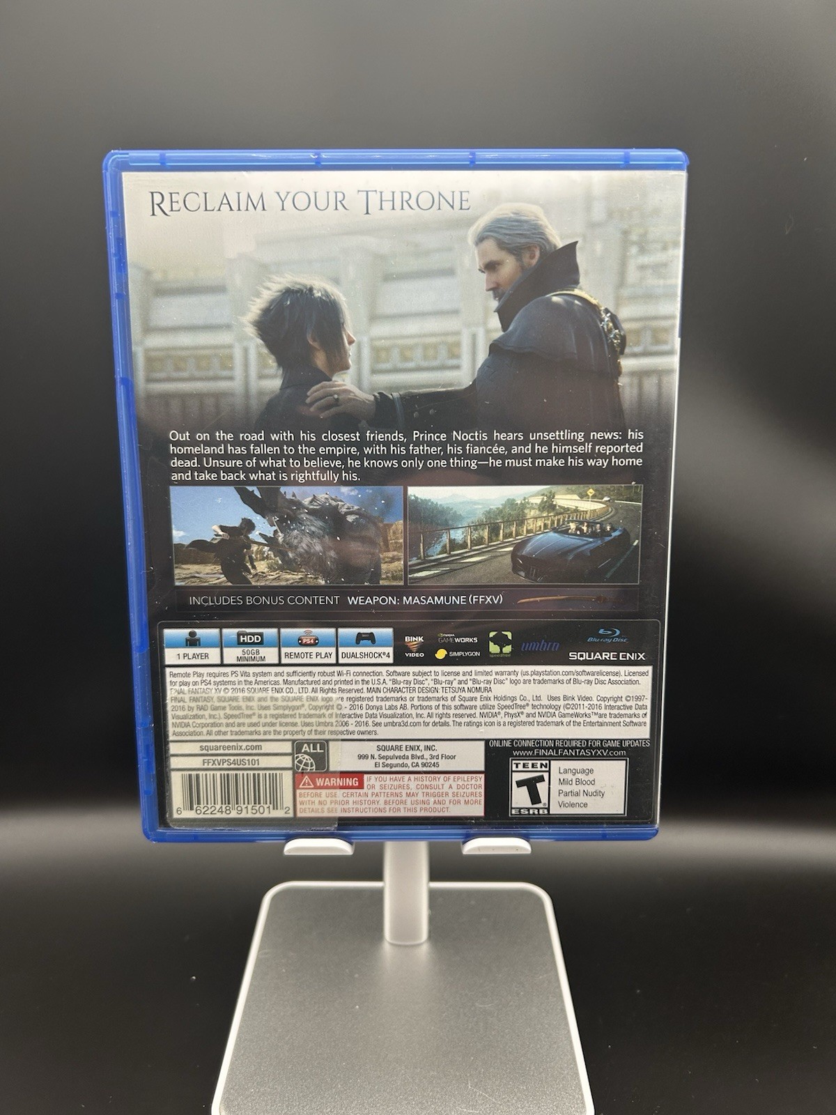 Final Fantasy XV Day One Edition PS4 Square Enix Role Playing Action Game