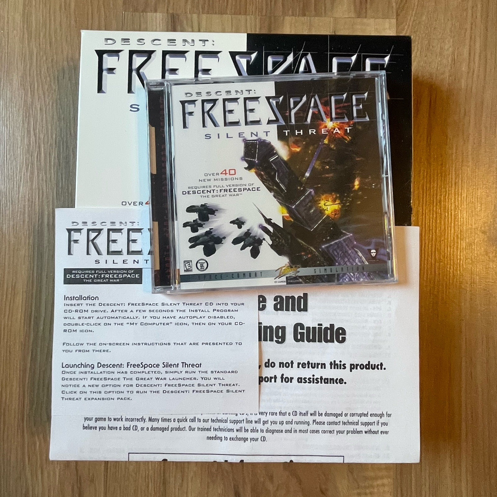 Interplace DESCENT: FREESPACE The Great War & Silent Threat – 2 Game Set
