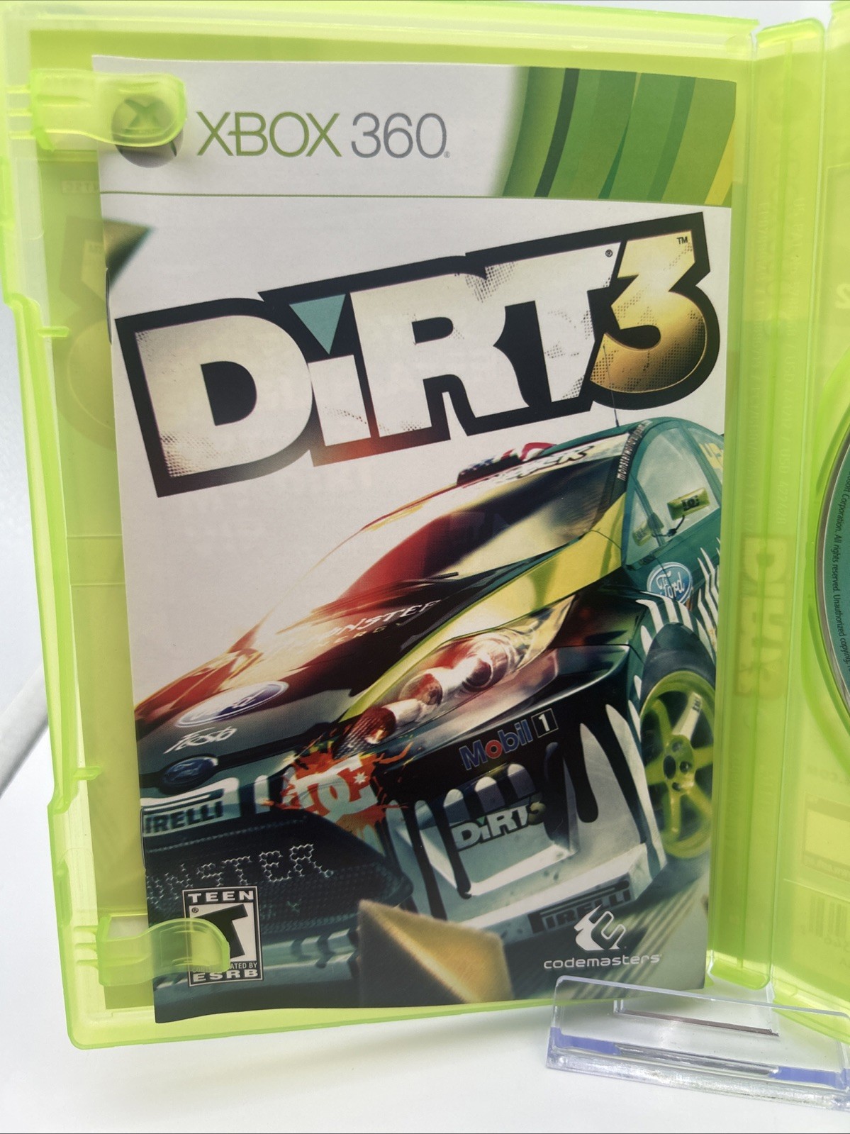 Dirt 3 Microsoft Xbox 360 Complete in Box (CIB) 2011 Tested Working Clean Disc
