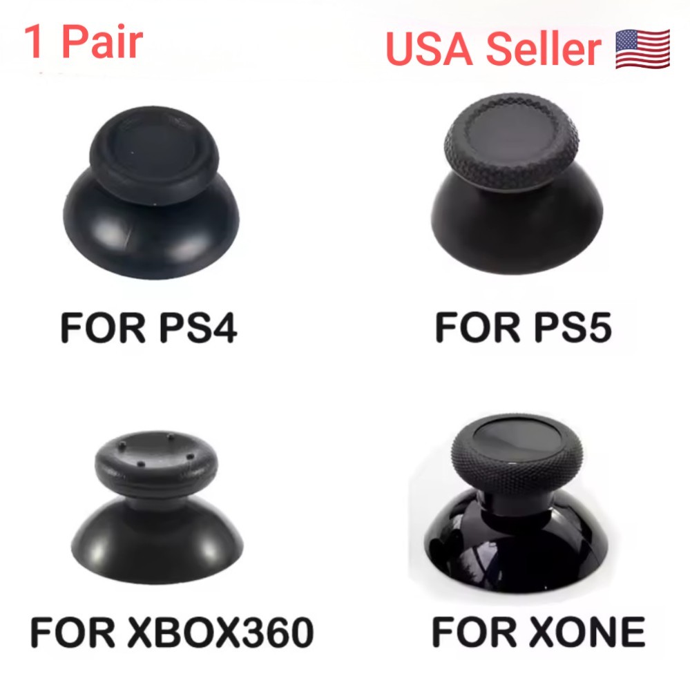 2 PCS PS4/PS5/Xbox Joystick Replacement Analog Controller Thumb Stick Grip Cap