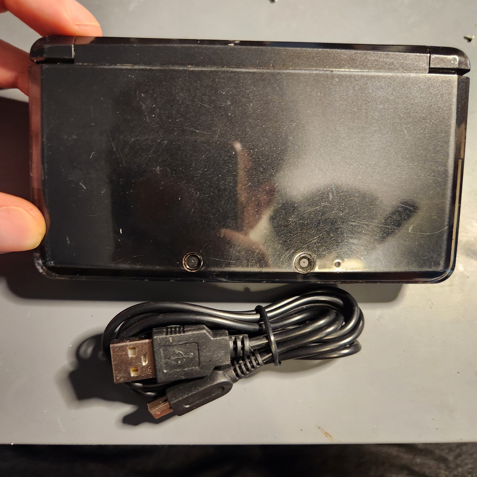 Nintendo 3DS Cosmo Black System – Working