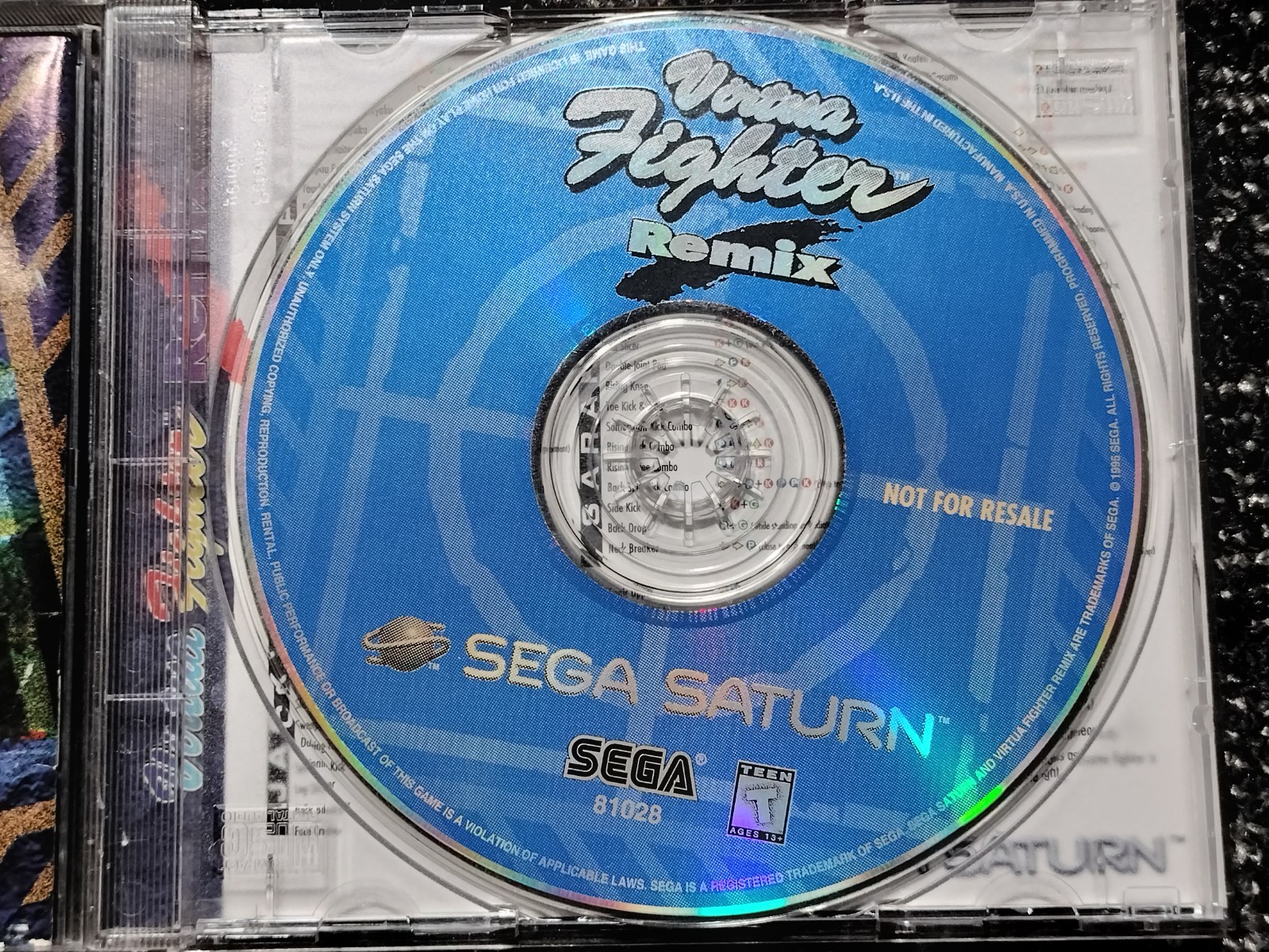 Virtua Fighter Remix (Sega Saturn) Complete CIB – Not for resale – small case