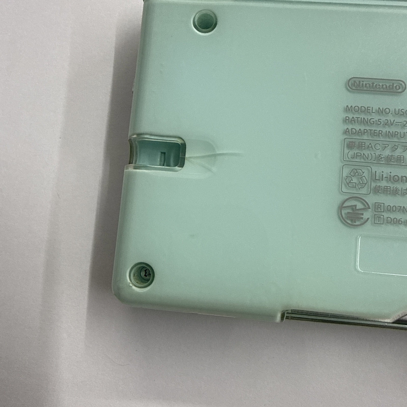 Ds – Nintendo DS Lite Console Turquoise Ice Blue Tested Working #2944