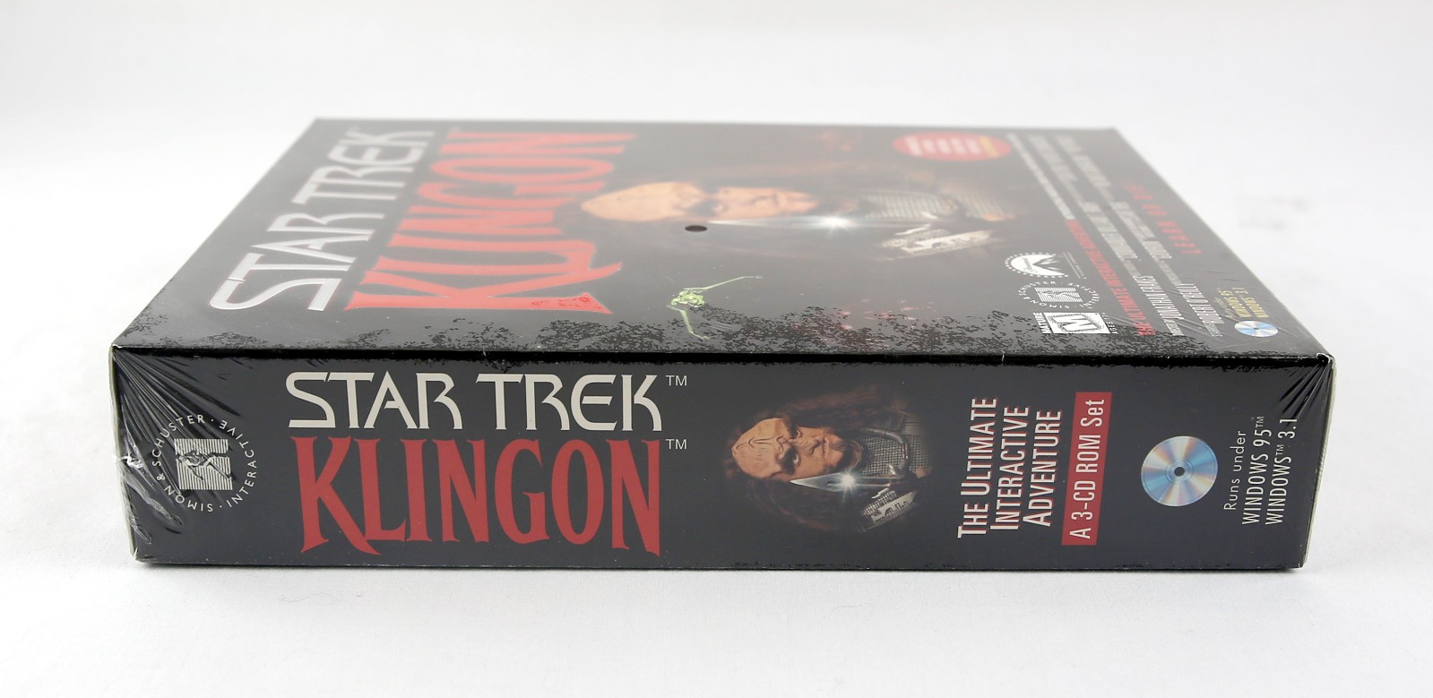 SEALED LOT Star Trek Game Lot with Interplay Production Hat RARE Big Box PC