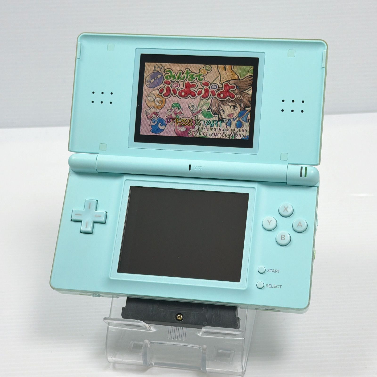 Nintendo DS Lite USG-001 Ice Blue Console Set w/ Charger Stylus Tested Japan