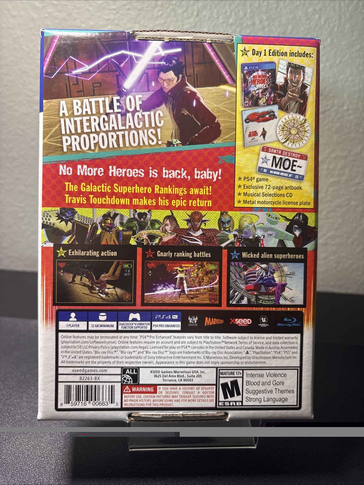 No More Heroes 3 [Day 1 Edition] (Sony PlayStation 4 PS4, 2022) CIB Tested