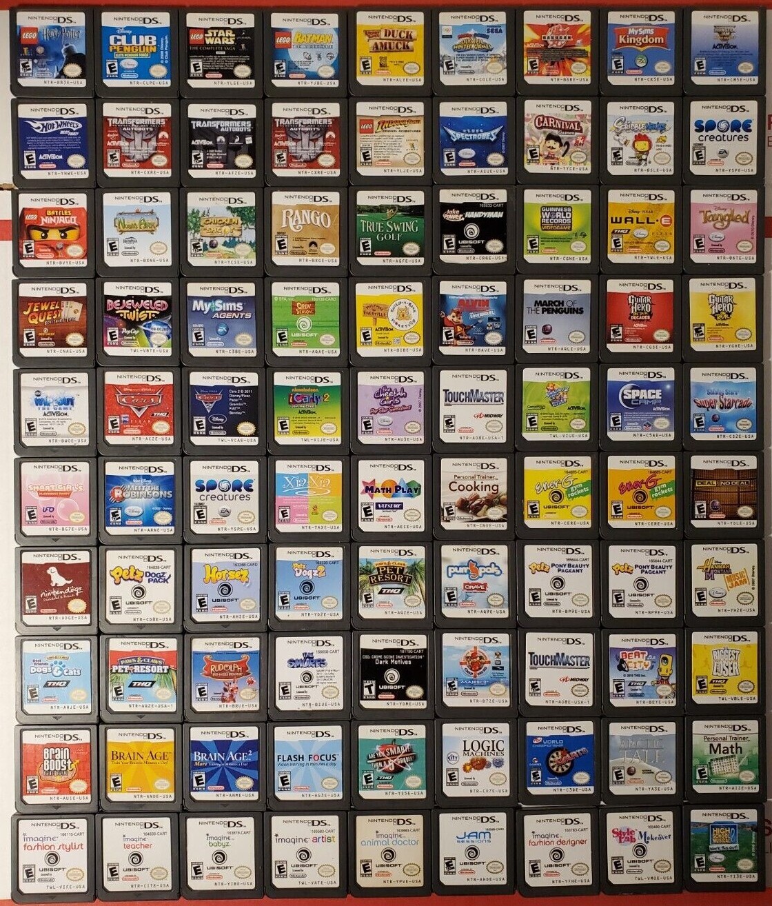 Lot of Nintendo DS Games Pick + Choose -Cartridge ONLY- T + W *Updated 6/10/24*