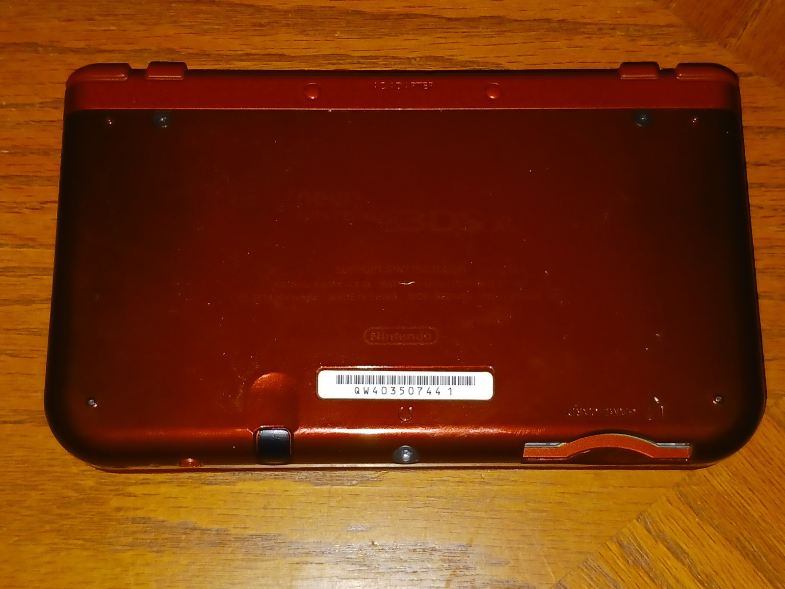 New Nintendo 3DS XL Red RED-001 Console w/ 4 Games TESTED & WORKS