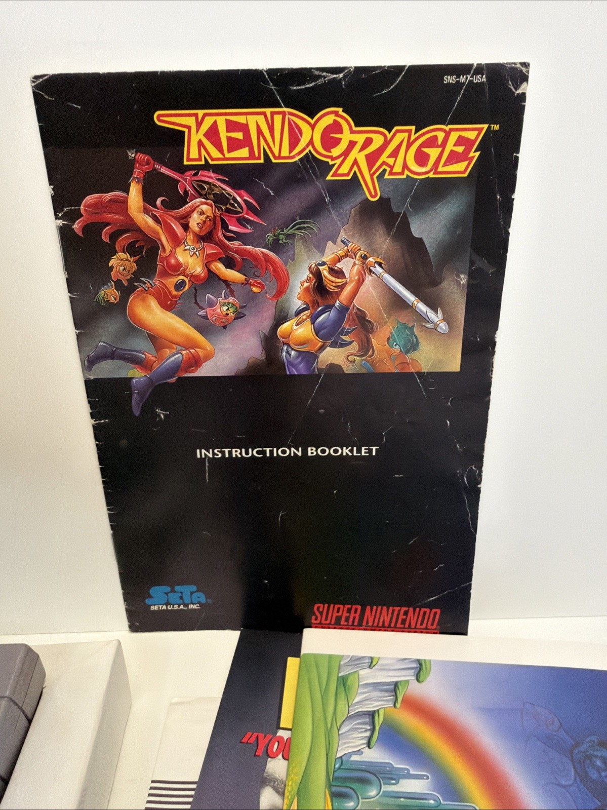 Kendo Rage SNES Super Nintendo Game CIB Complete VGC +Poster!
