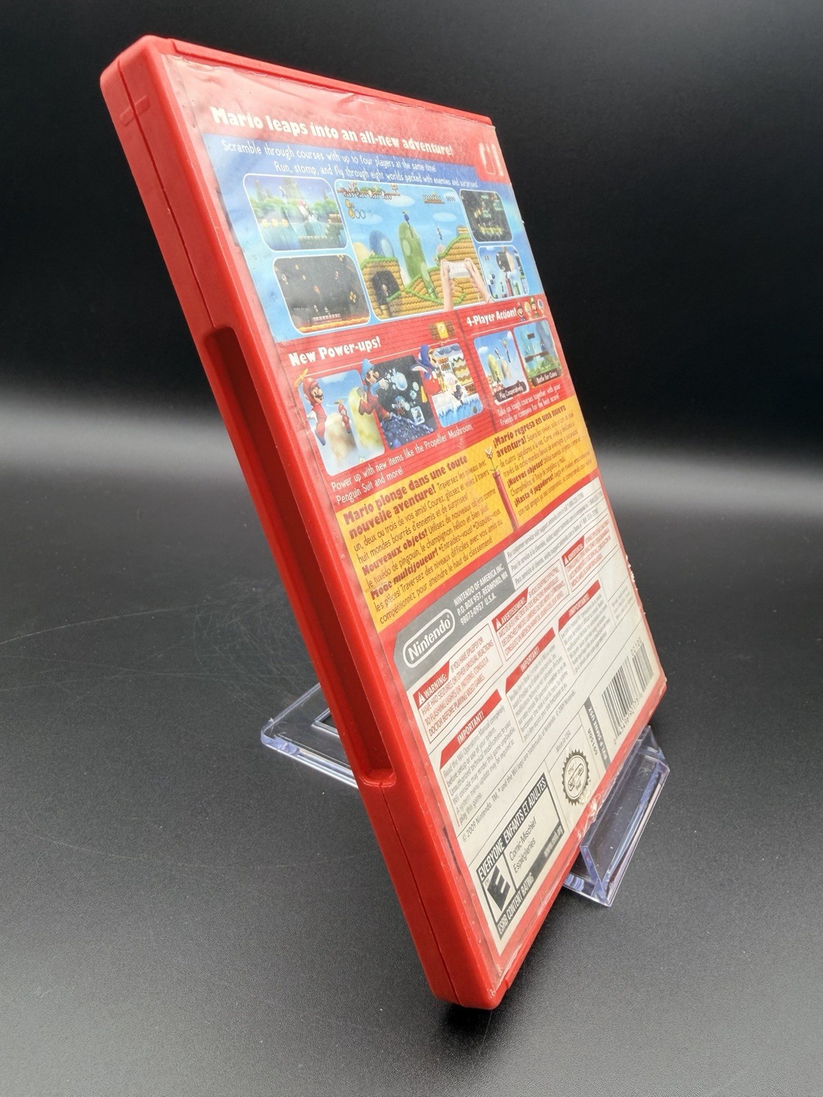 New Super Mario Bros. Wii (Nintendo Wii, 2009) Complete W/ Manual CIB Tested