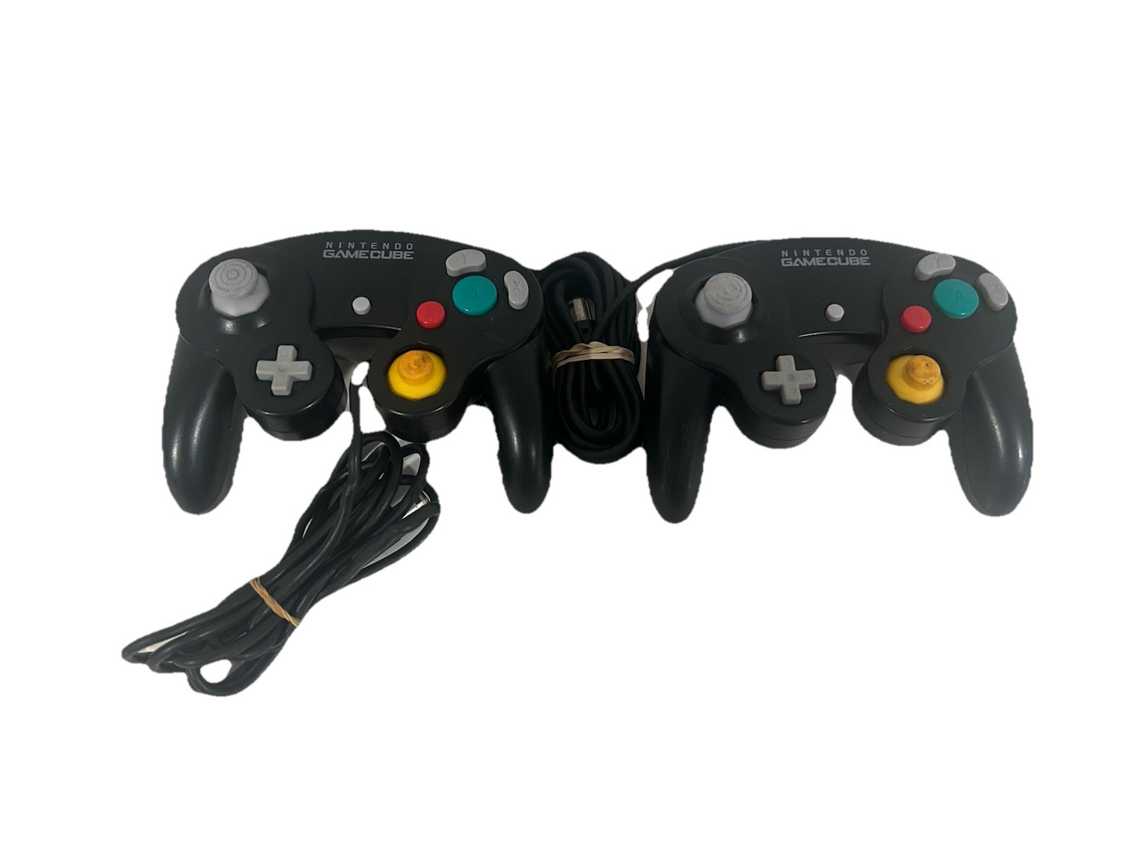 (2) Official GameCube Controller BLACK US SELLER