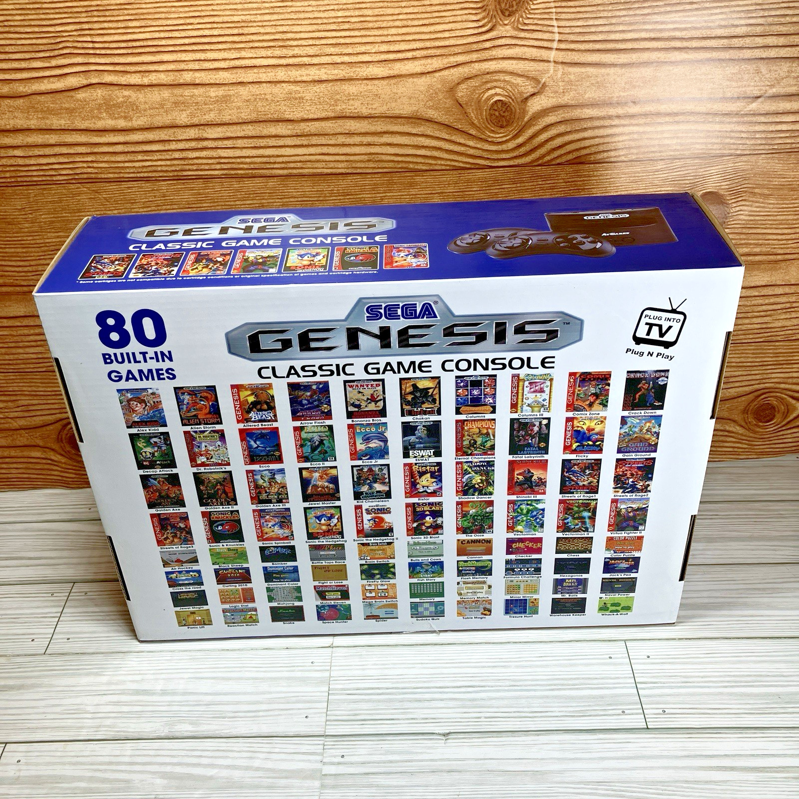 Sega Genesis Classic Game Console 80 Built-in Games Collector’s Edition Wireless