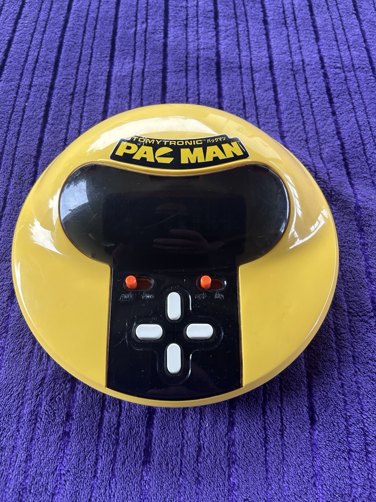 Vintage 1981 Tomytronic Pac-Man Handheld Electronic Game Tomy Tested Working