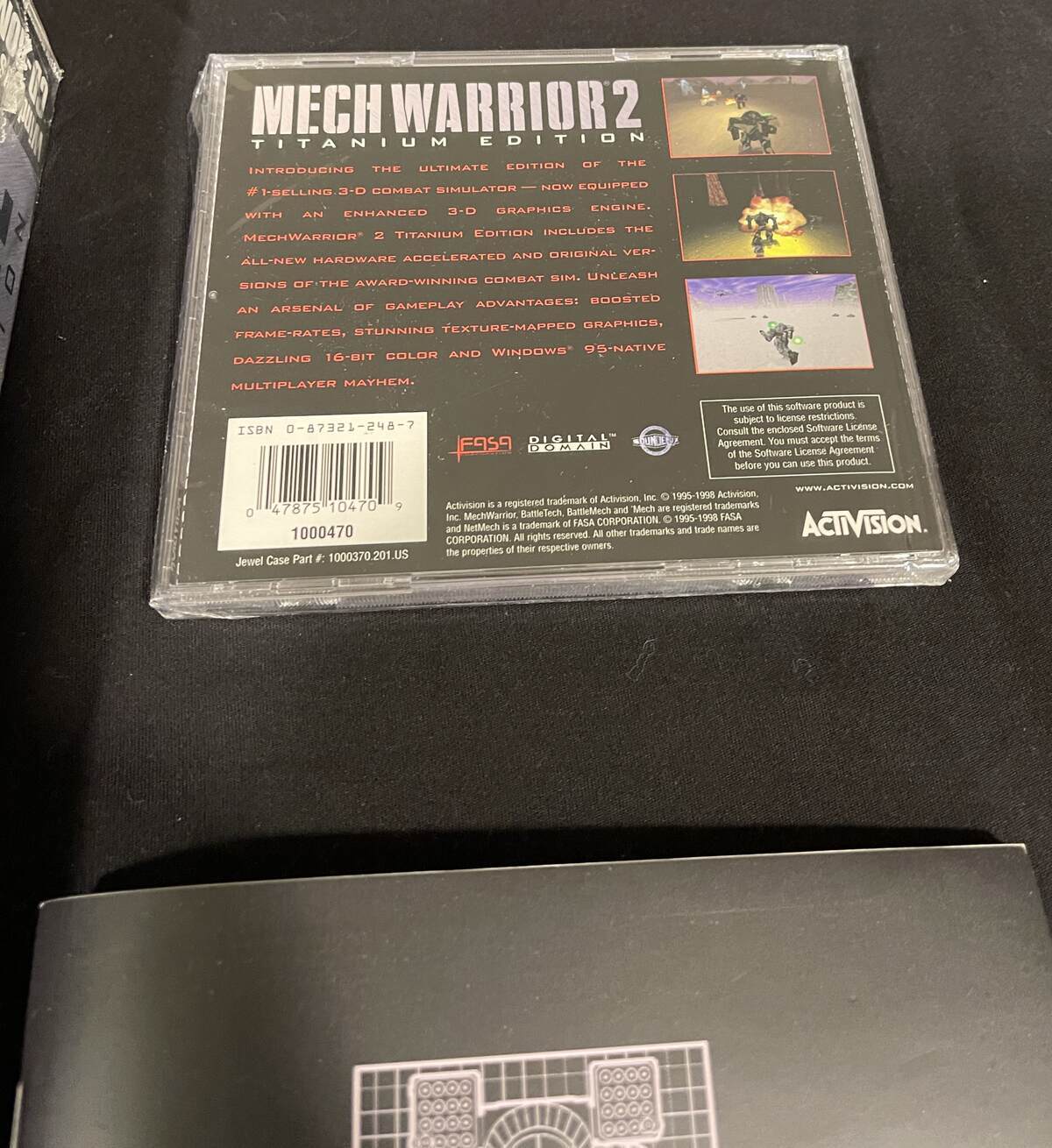 MECHWARRIOR 2 TITANIUM EDITION 3-D ACCERALTED SEALED GAME PC BATTLETECH