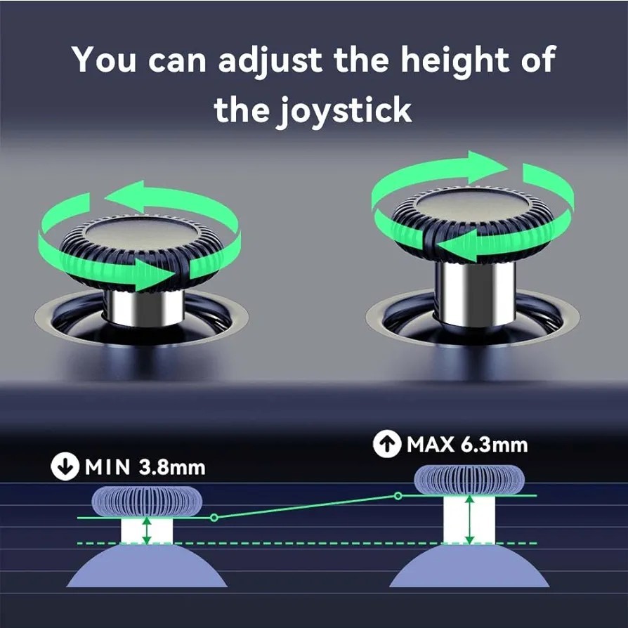 Mobile Gaming Controller All Android/iOS Phones Wireless Adjustable Joystick