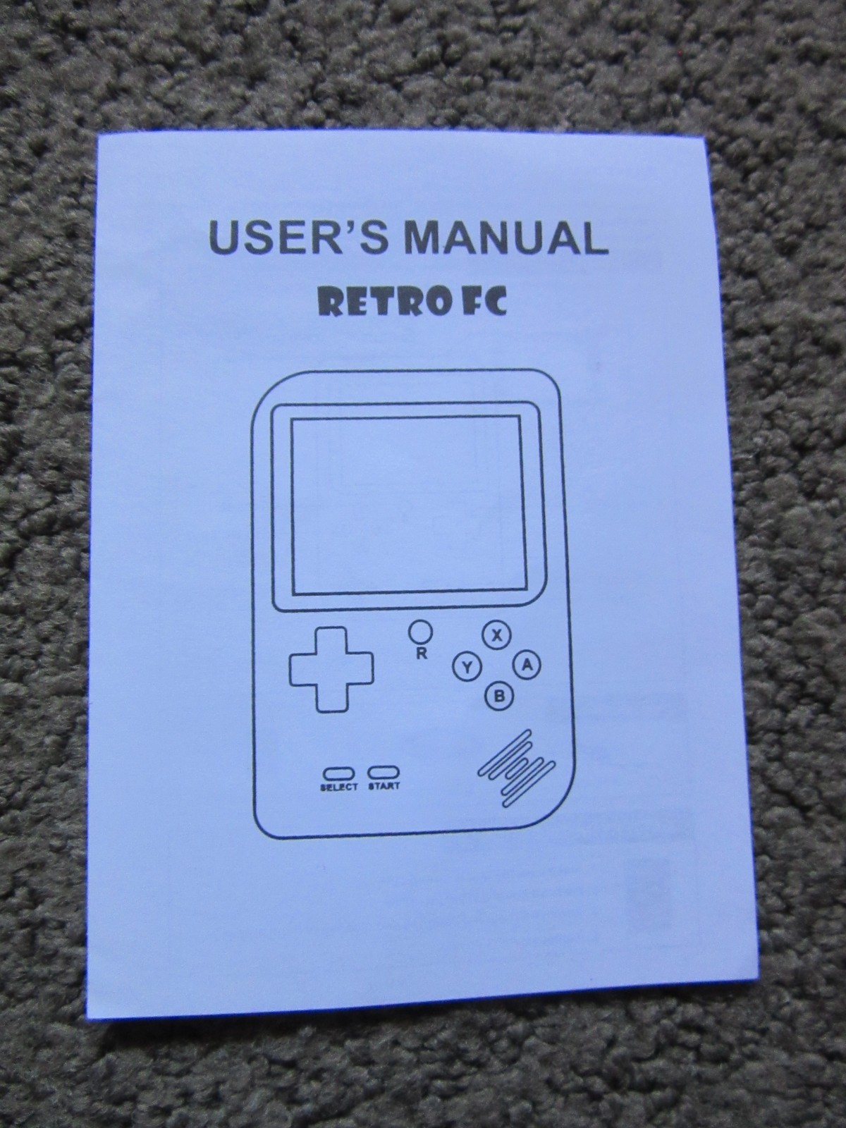 Retro FC 400 in 1 Red Handheld Famiclone Gaming Console System