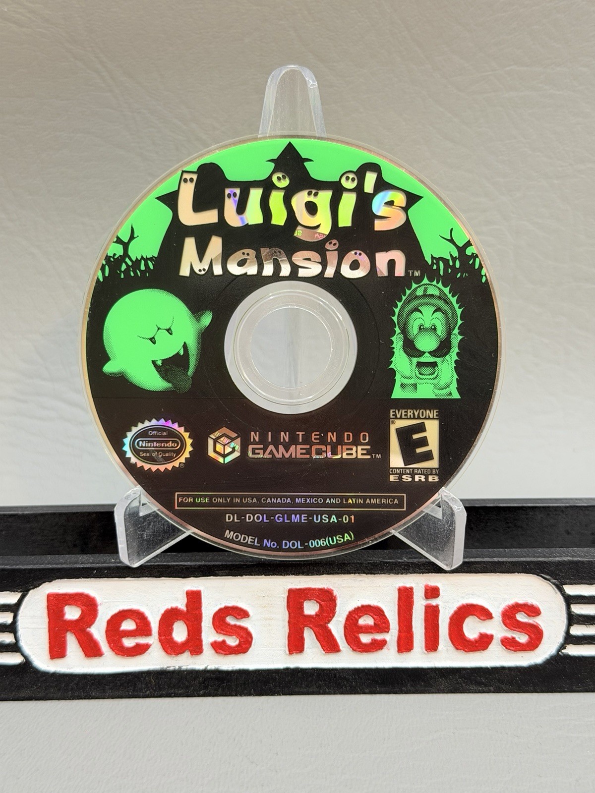 Luigi’s Mansion (Nintendo GameCube, 2003) Disc Only – Very Good