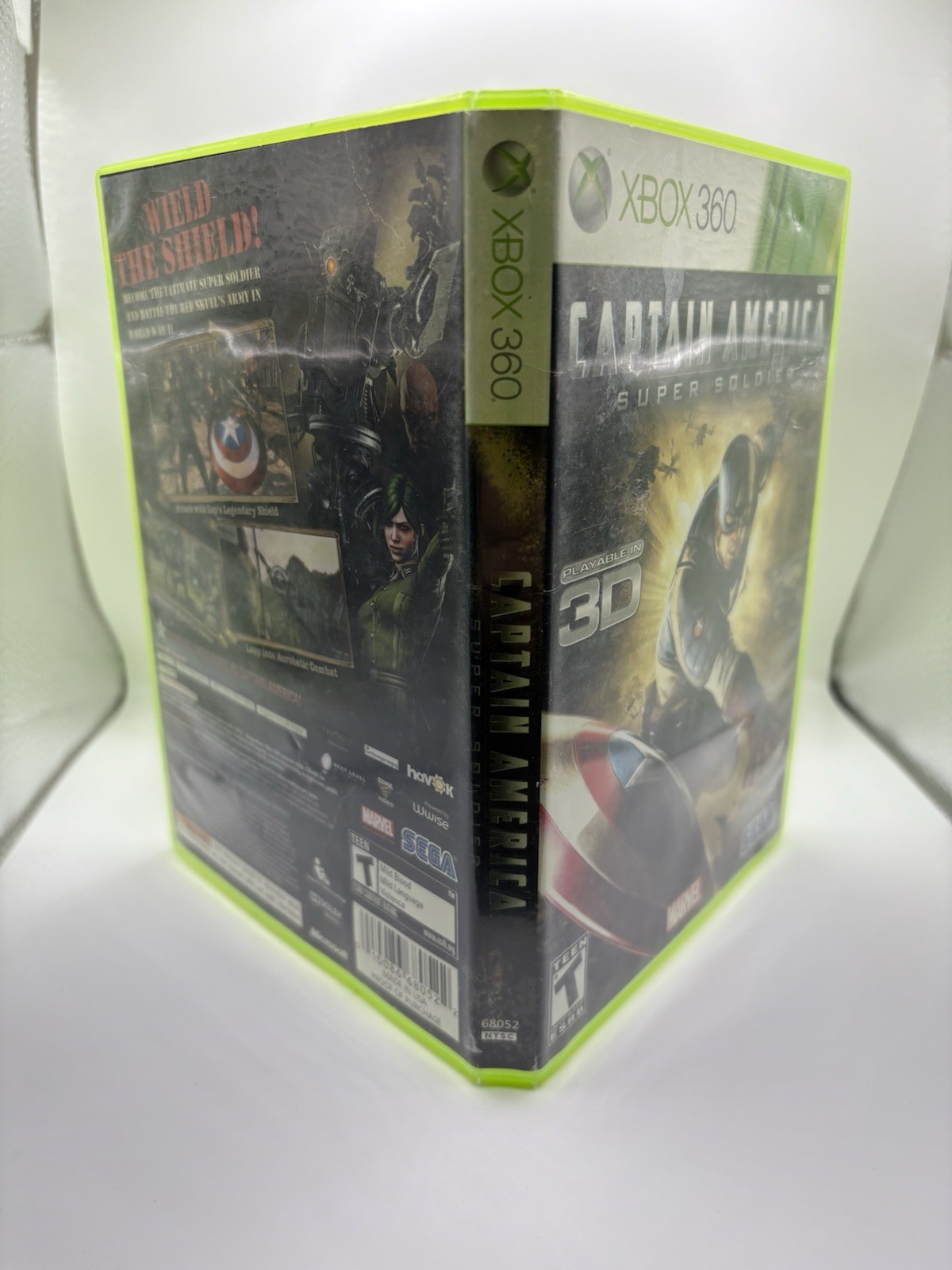Captain America: Super Soldier (Microsoft Xbox 360, 2011) – No Manual – Tested