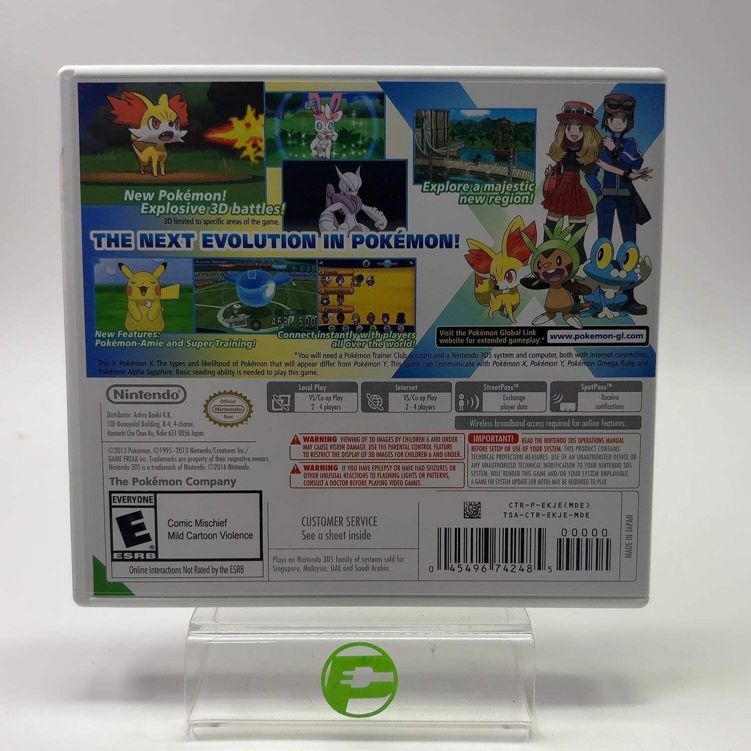 Pokemon X (Nintendo 3DS, 2013)