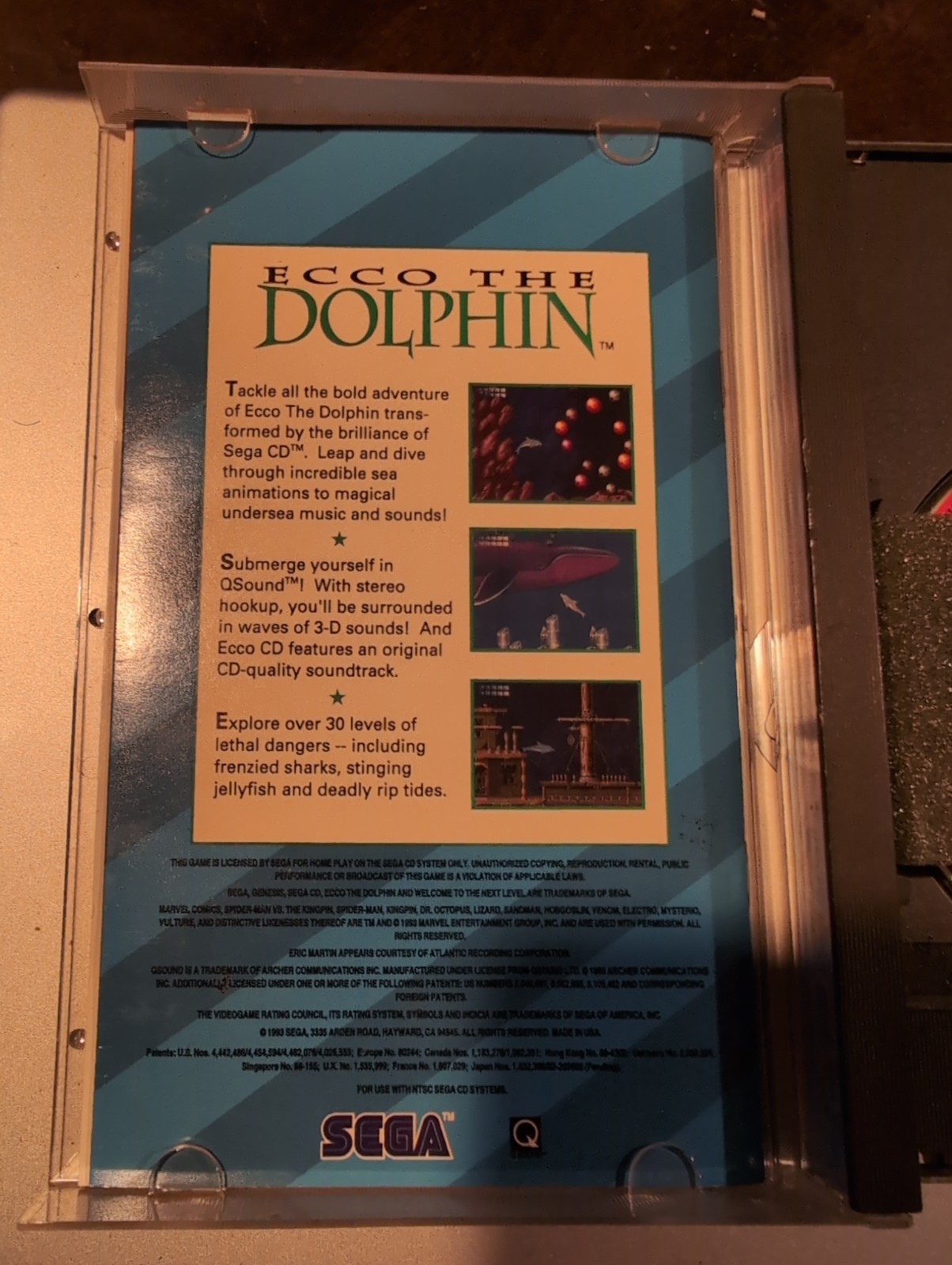 The Amazing Spiderman The Kingpin Sega CD Video Game Complete In Case