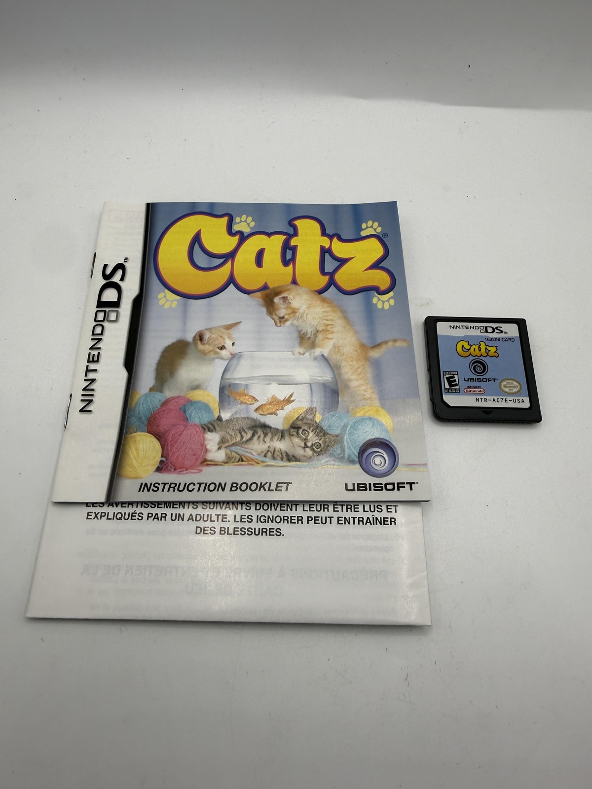 Petz Catz 2 Nintendo DS Game Complete CIB Everyone Ubisoft Virtual Pet Sim TEST