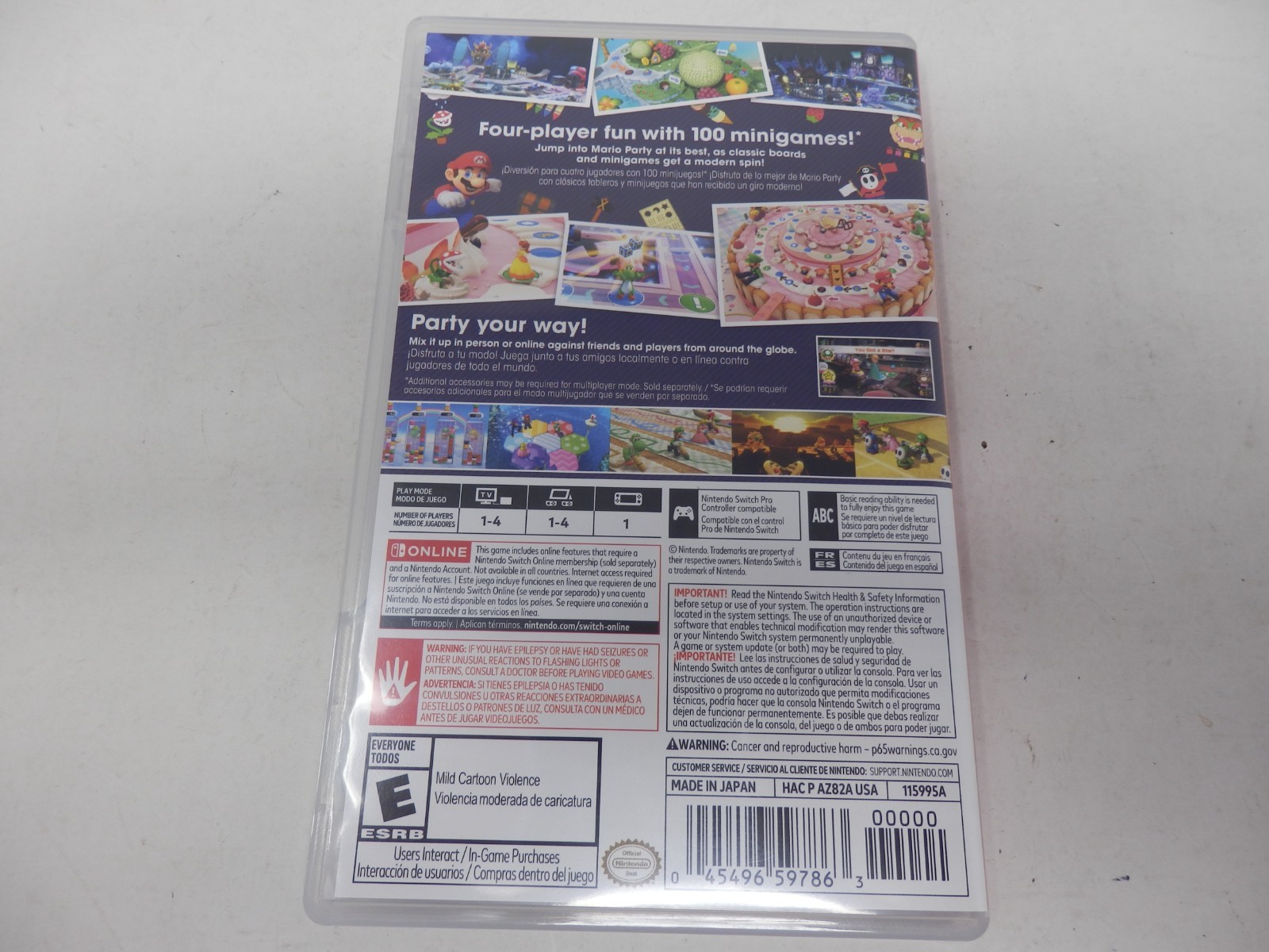 Mario Party Superstars – Nintendo Switch Complete Tested Working
