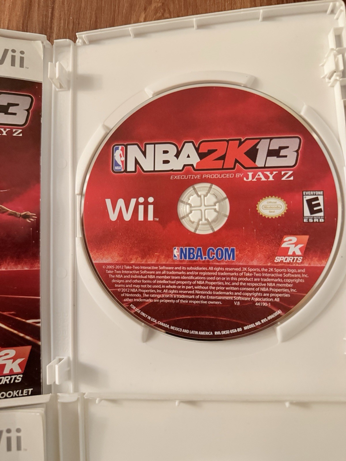 NBA 2K11 & NBA 2K13 Nintendo Wii Bundle Basketball Games Michael Jordan Jay Z