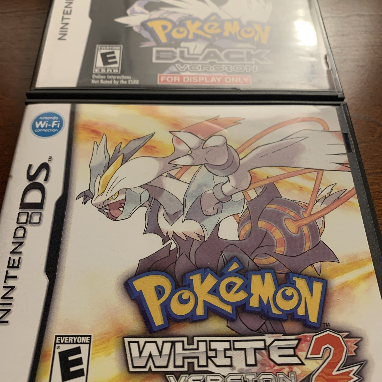 Pokemon White 2 + Black Nintendo DS Replacement Cases Only NO GAMES – Bundle