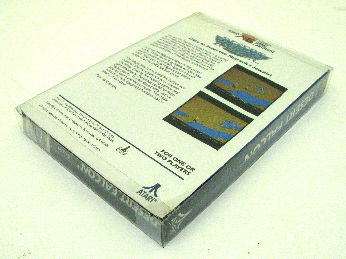 10x CLEAR PLASTIC PROTECTIVE BOX SLEEVE FOR ATARI XEGS CIB GAME BOXES