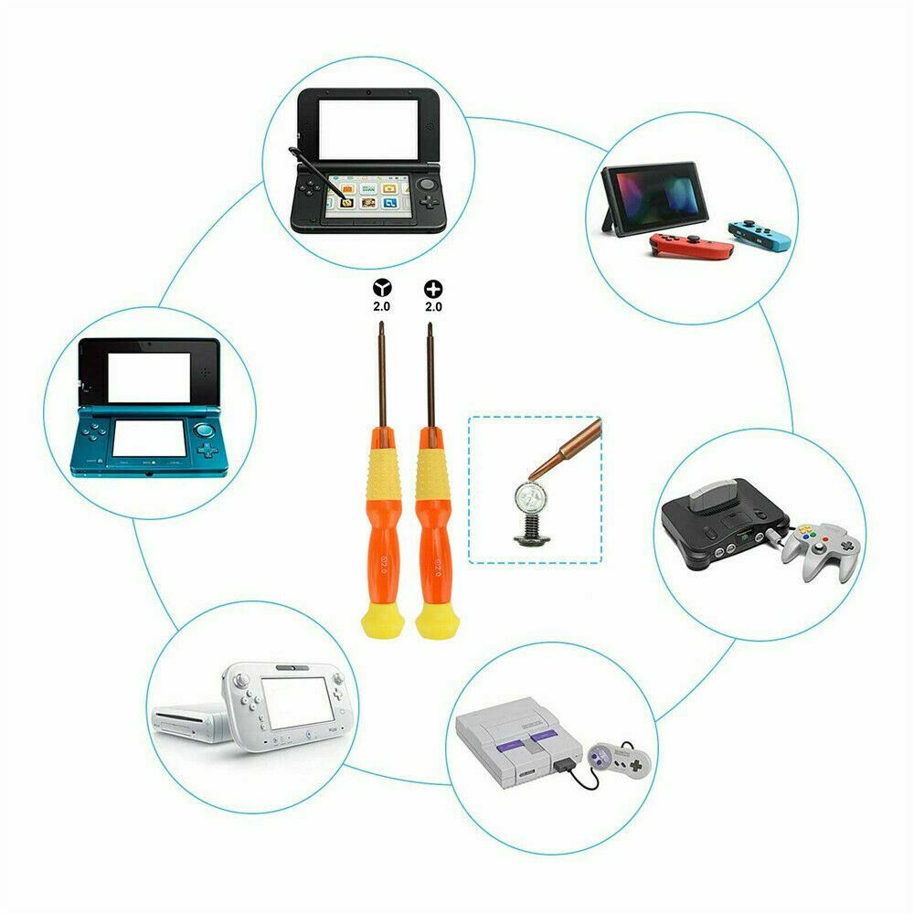 12pcs for Nintendo Switch / Lite NS Gameboy Joy Con Repair Screwdriver Tools Kit