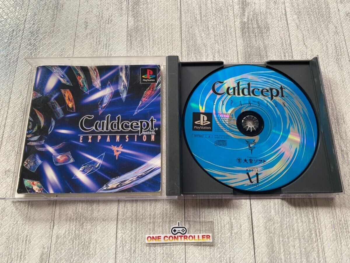 SONY PS 1 2 Kingdom Hearts ⅠⅡ & Final Mix & Culdcept ⅠⅡ 6games set