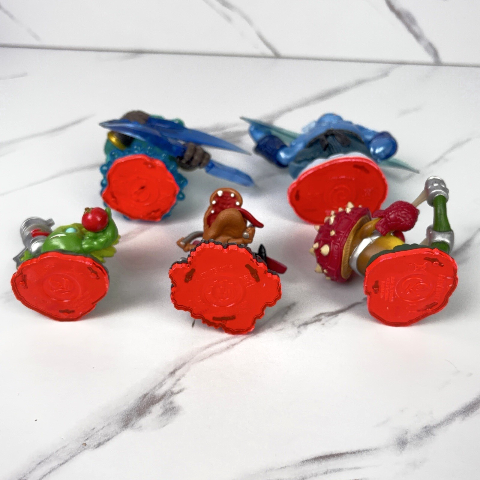 Lot of 5 Skylander’s Trap Team Figures Gusto Snapshot Food Fight Shroomboom