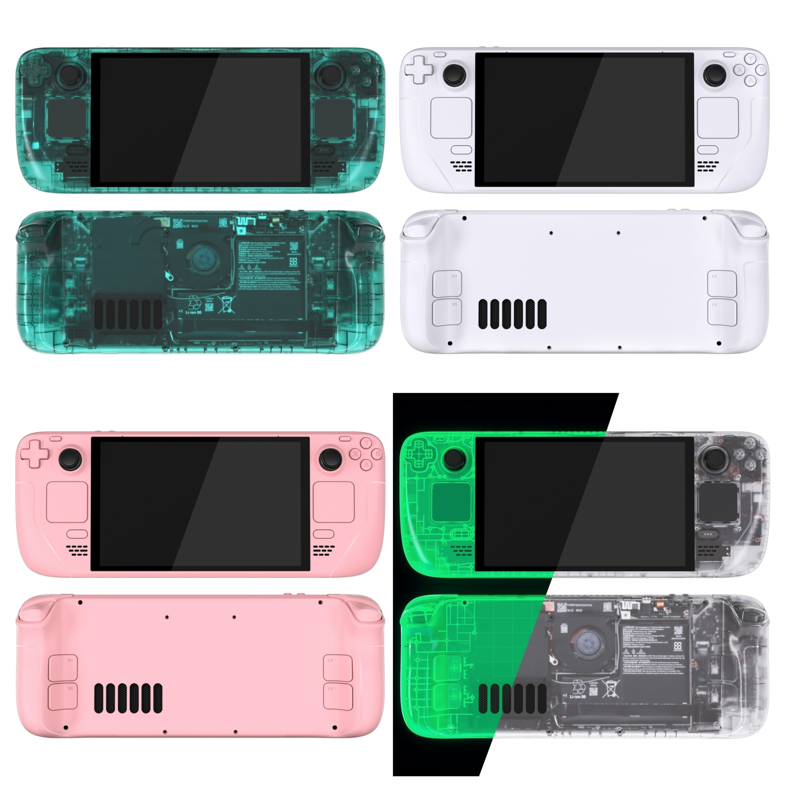 Replacement Full Set Housing Shell Case w/ Buttons for Steam Deck OLED Console