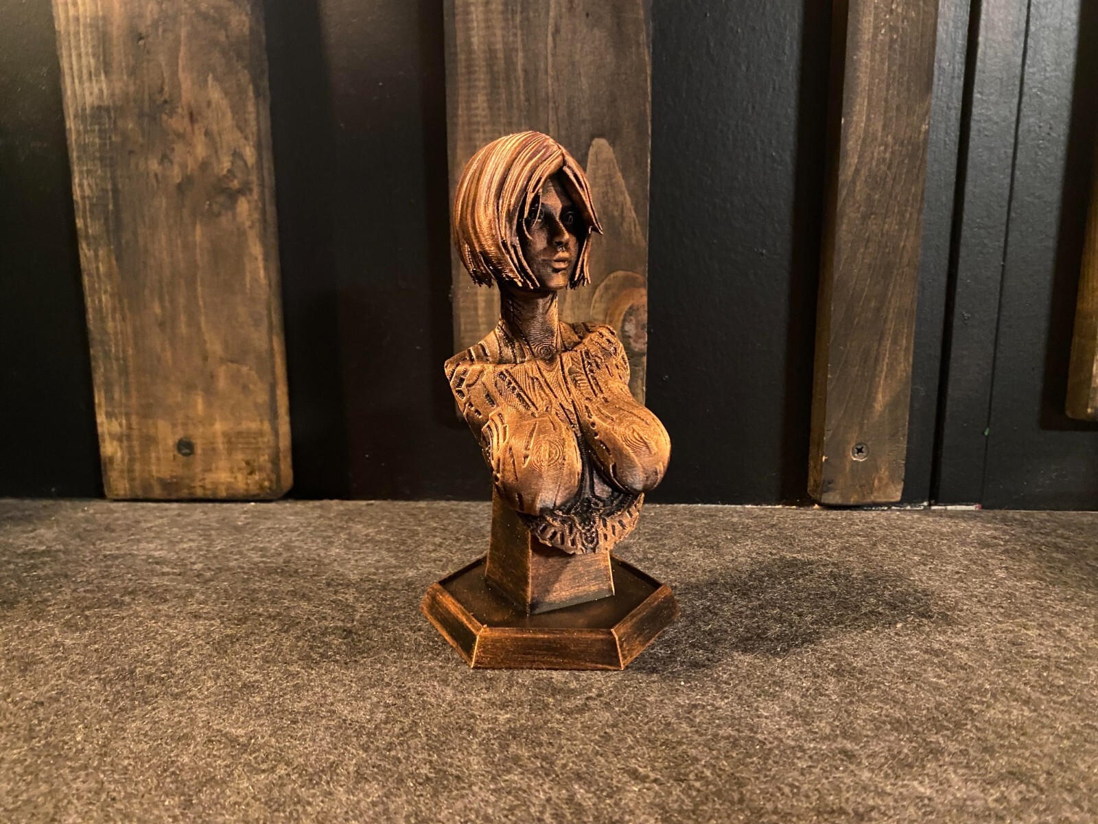 Halo Cortana Copper Statue 6inches tall