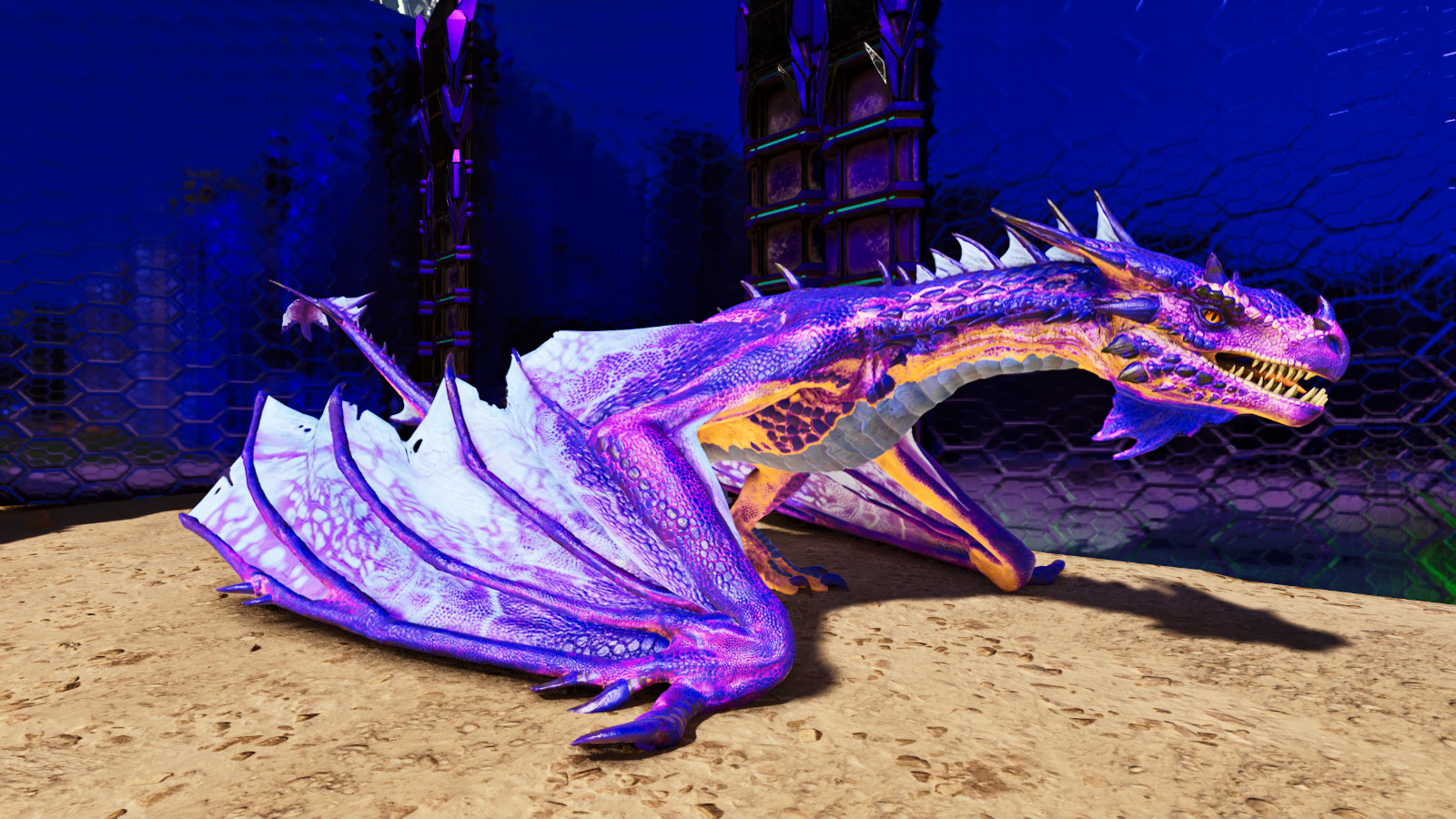 🔥ARK Survival Ascended PvE PC/XBOX/PS5 Blue Fire Wyvern 10kHp 535m (dragon) ASA